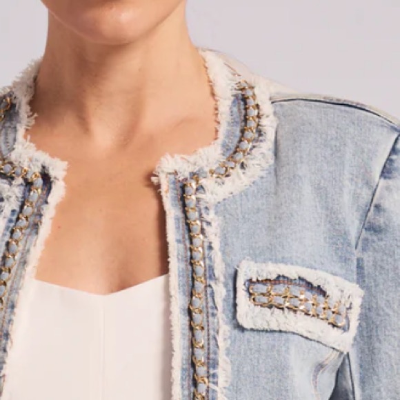 Generation Love Cropped Embellished Jean Jacket - Picture 5 of 5